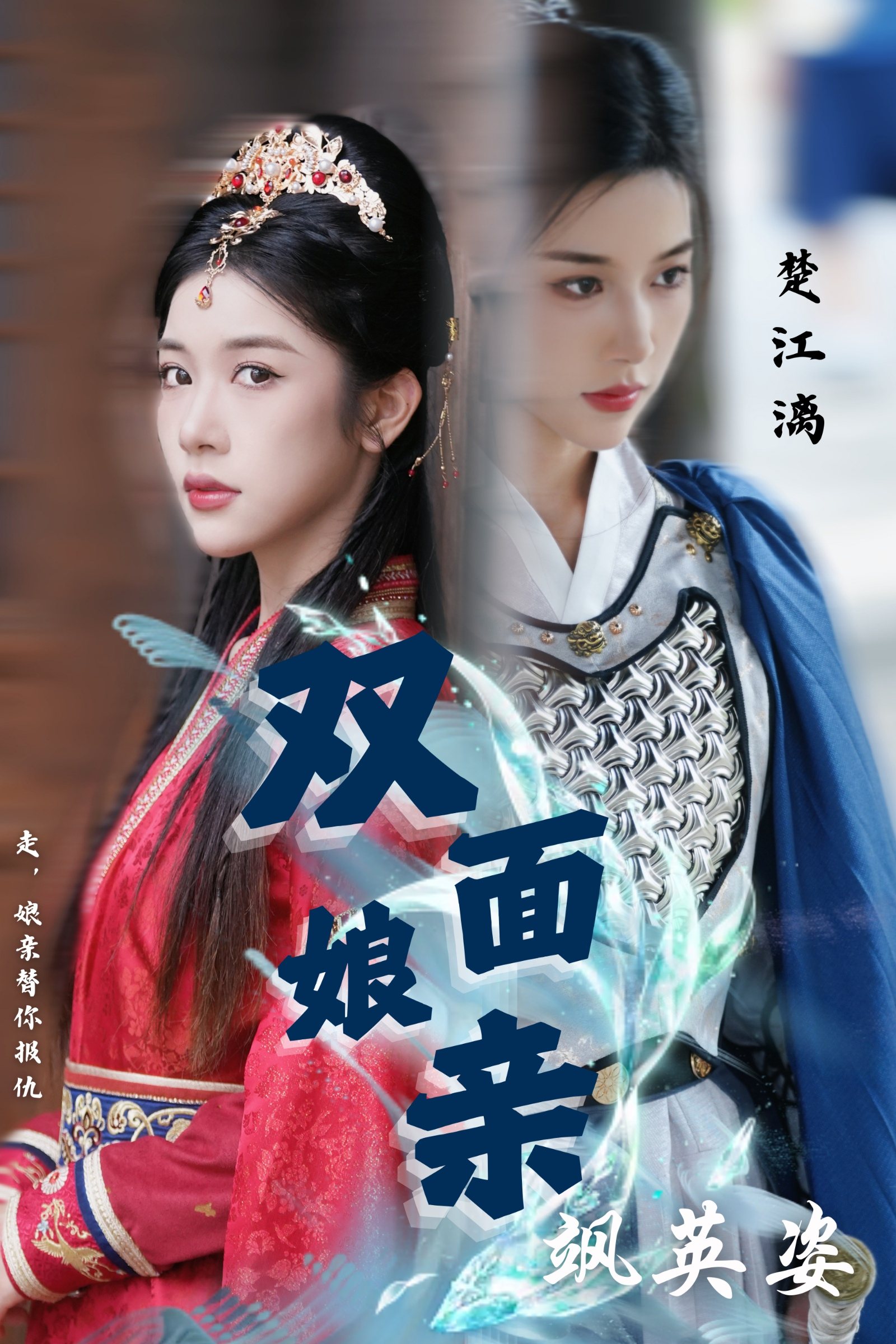 双面娘亲飒英姿